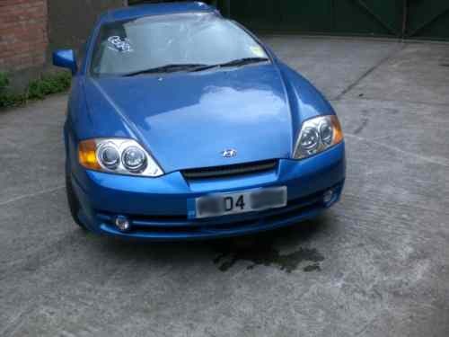 Hyundai Coupe Horn -  - Hyundai Coupe 2004 Petrol 1.6L Manual 5 Speed 3 Door Electric Mirrors, Electric Windows Front, Alloy Wheels 16 inch, Blue